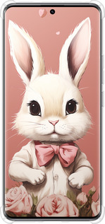 Силикон с усиленными углами чехол Зайчик для Xiaomi Redmi Note 14 Pro 5G - 5669sp-3928 изображение 