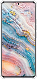 Силикон с усиленными углами чехол Мрамор красивый для Xiaomi Redmi Note 14 Pro 5G - 6376sp-3928 изображение 