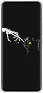 Силикон с усиленными углами чехол Кошка для Xiaomi Redmi Note 14 Pro 5G - 6505sp-3928 изображение 