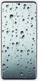 Силикон с усиленными углами чехол Стекло в каплях для Xiaomi Redmi Note 14 Pro 5G - 848sp-3928 изображение 