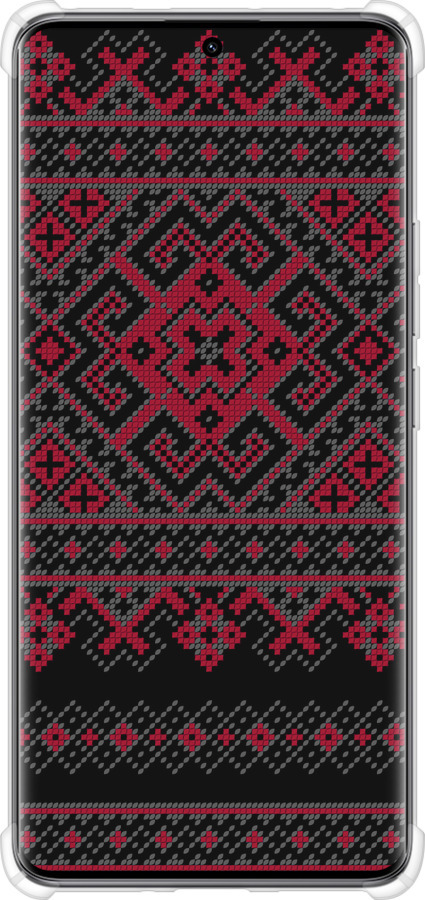 Силикон с усиленными углами чехол Вышиванка 52 для Xiaomi Redmi Note 14 Pro 5G - 1763sp-3928 изображение 