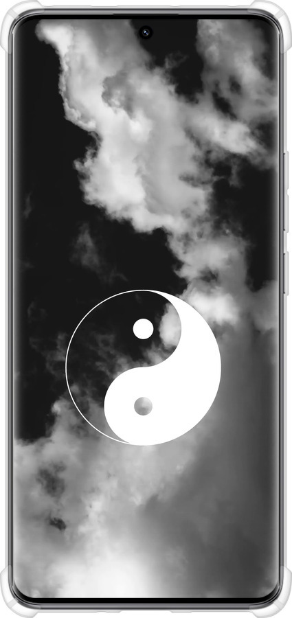Силикон с усиленными углами чехол Инь и Янь для Xiaomi Redmi Note 14 Pro 5G - 4389sp-3928 изображение 