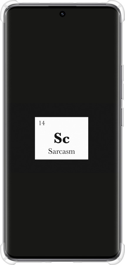 Силикон с усиленными углами чехол Сарказм для Xiaomi Redmi Note 14 Pro 5G - 4501sp-3928 изображение 