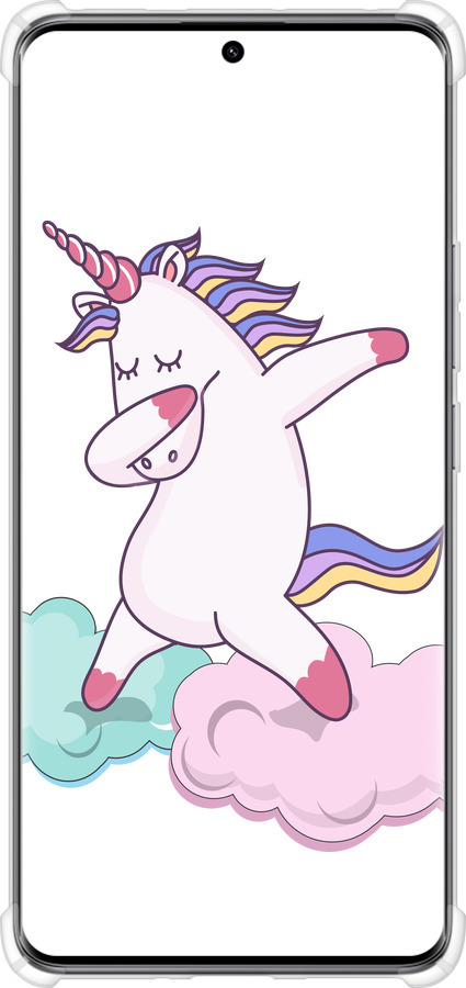 Силикон с усиленными углами чехол Единорог для Xiaomi Redmi Note 14 Pro 5G - 4702sp-3928 изображение 