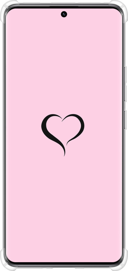 Силикон с усиленными углами чехол Сердце 1 для Xiaomi Redmi Note 14 Pro 5G - 4730sp-3928 изображение 