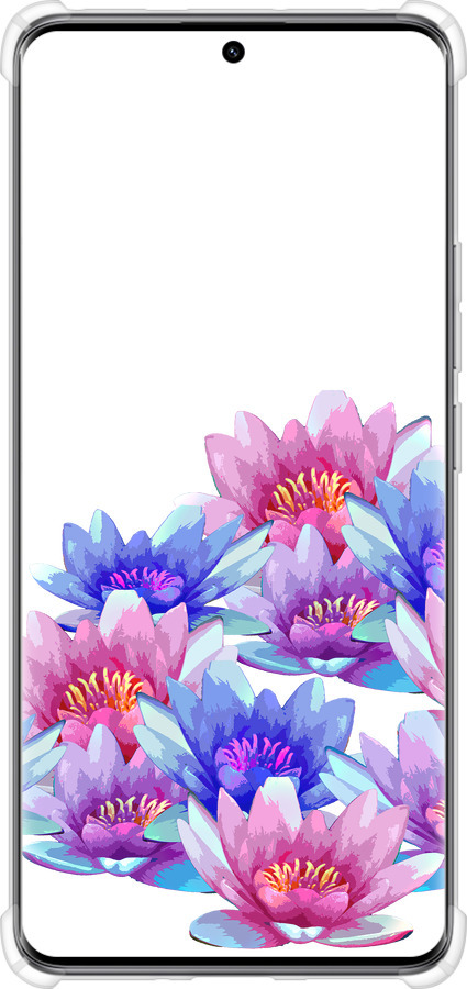 Силикон с усиленными углами чехол Лотос для Xiaomi Redmi Note 14 Pro 5G - 4862sp-3928 изображение 