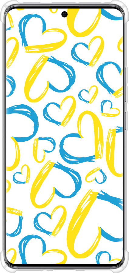 Силикон с усиленными углами чехол Сердца UA для Xiaomi Redmi Note 14 Pro 5G - 5292sp-3928 изображение 