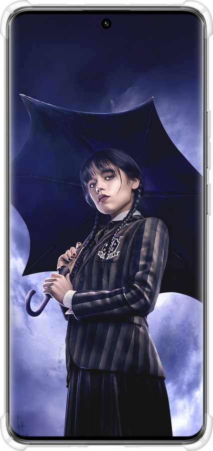 Силикон с усиленными углами чехол Wednesday v2 для Xiaomi Redmi Note 14 Pro 5G - 5516sp-3928 изображение 