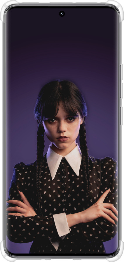 Силикон с усиленными углами чехол Wednesday v3 для Xiaomi Redmi Note 14 Pro 5G - 5517sp-3928 изображение 