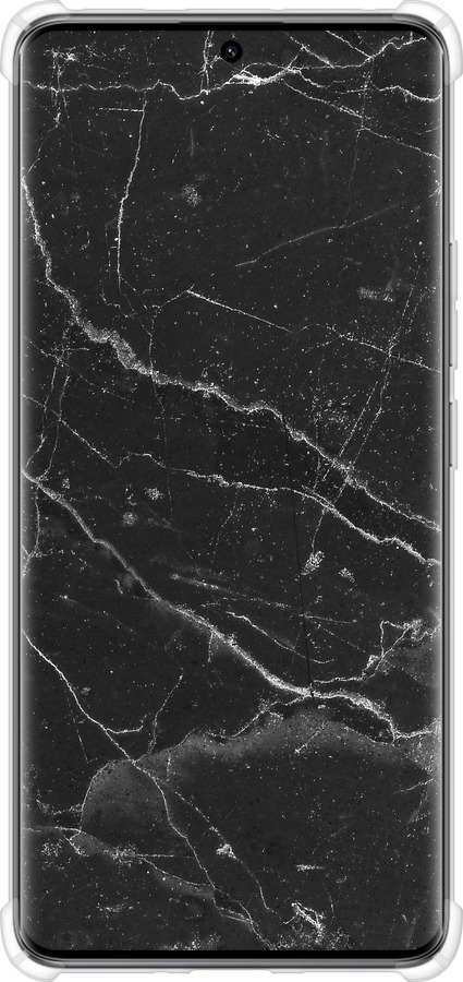Силикон с усиленными углами чехол Черный мрамор v2 для Xiaomi Redmi Note 14 Pro 5G - 5568sp-3928 изображение 