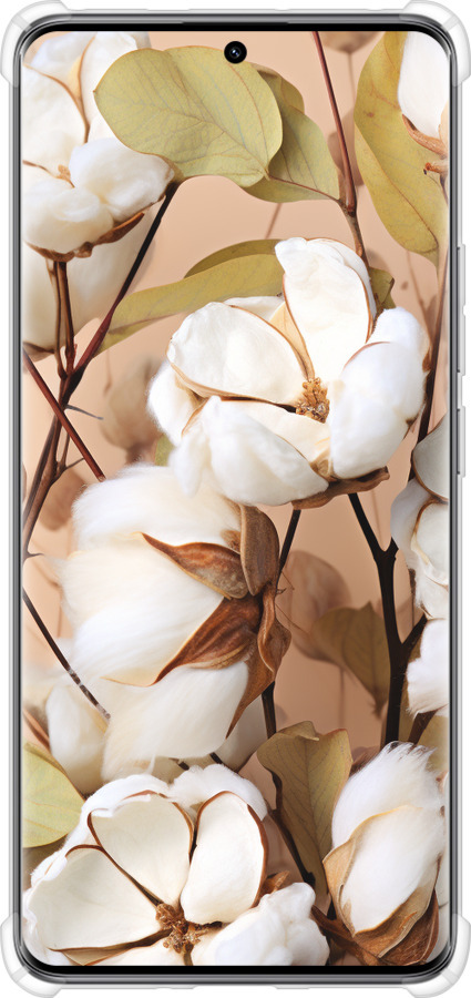 Силикон с усиленными углами чехол Хлопок для Xiaomi Redmi Note 14 Pro 5G - 5665sp-3928 изображение 
