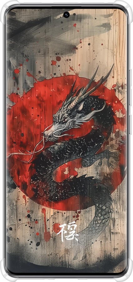 Силикон с усиленными углами чехол Восточный дух для Xiaomi Redmi Note 14 Pro 5G - 6100sp-3928 изображение 