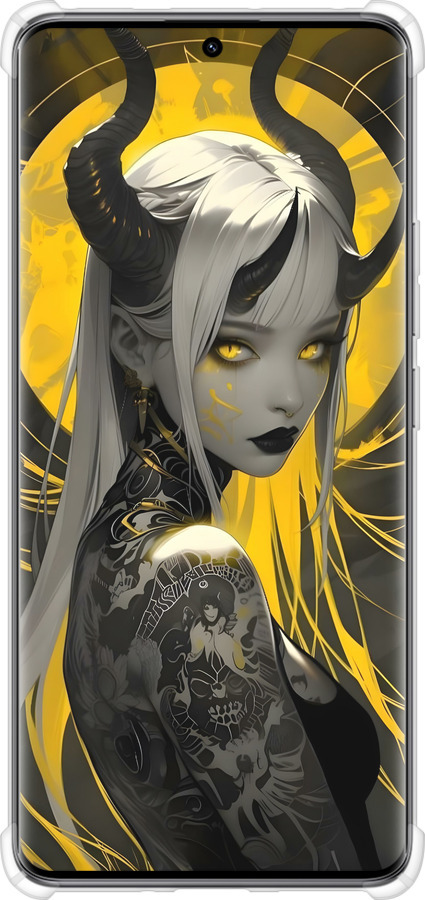 Силикон с усиленными углами чехол Аниме демон 2 для Xiaomi Redmi Note 14 Pro 5G - 6309sp-3928 изображение 