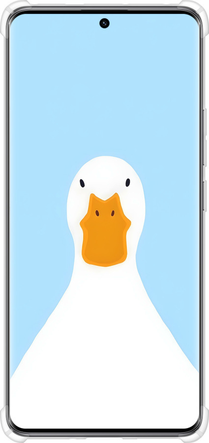 Силикон с усиленными углами чехол Гусь для Xiaomi Redmi Note 14 Pro 5G - 6350sp-3928 изображение 