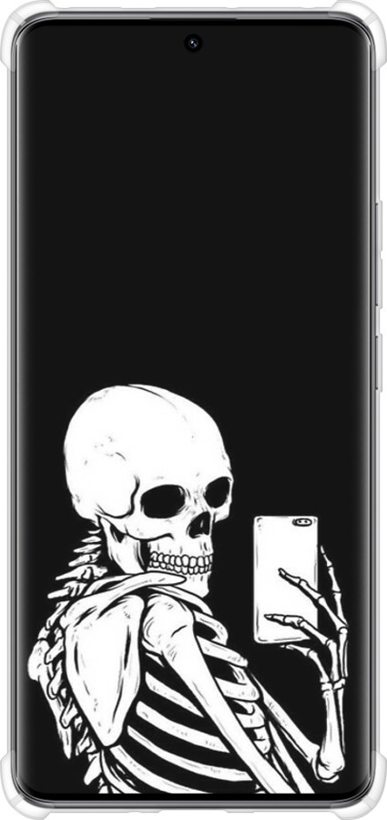 Силикон с усиленными углами чехол Скелет делает Selfie для Xiaomi Redmi Note 14 Pro 5G - 6535sp-3928 изображение 