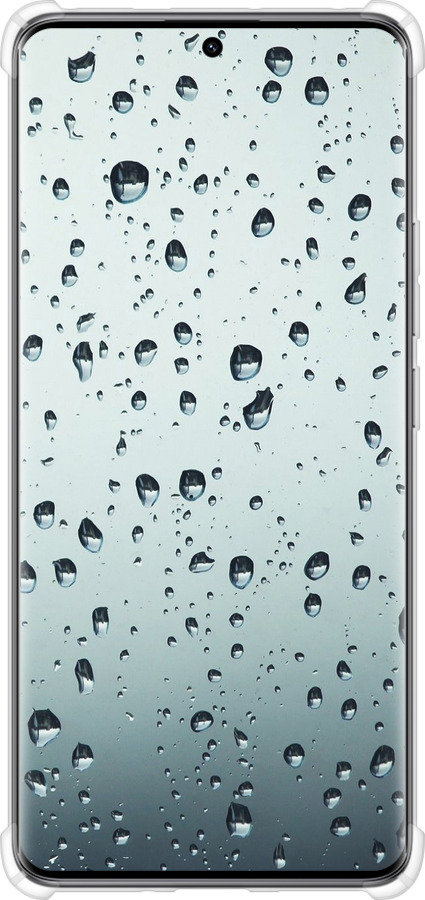 Силикон с усиленными углами чехол Стекло в каплях для Xiaomi Redmi Note 14 Pro 5G - 848sp-3928 изображение 