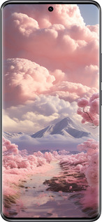 Силиконовый чехол Розовые облака для Xiaomi Poco X7 - 5660u-4011 изображение 
