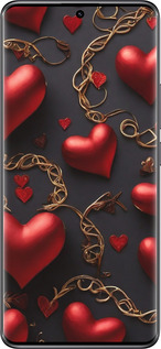 Силіконовий чехол Сердечки для Xiaomi Redmi Note 14 Pro 5G - 5831u-3928 изображение 