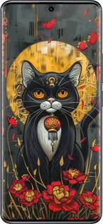 Силиконовый чехол China Cat для Xiaomi Poco X7 - 6134u-4011 изображение 