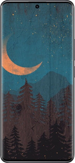 Силиконовый чехол Звездный лес для Xiaomi Redmi Note 14 Pro 5G - 6480u-3928 изображение 