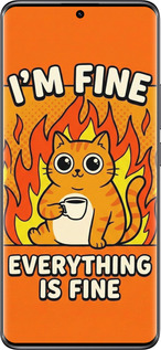 Силиконовый чехол Funny Cat для Xiaomi Redmi Note 14 Pro 5G - 6786u-3928 изображение 