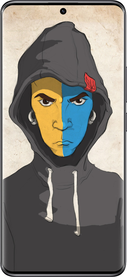 Силіконовий чехол Злий підліток  для Xiaomi Redmi Note 14 Pro 5G - 1053u-3928 изображение 