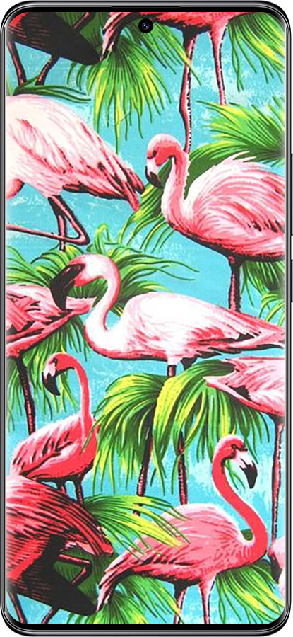 Силиконовый чехол Tropical background для Xiaomi Poco X7 - 4016u-4011 изображение 