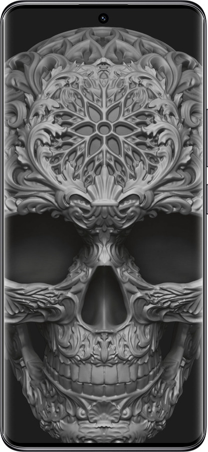 Силиконовый чехол skull-ornament для Xiaomi Poco X7 - 4101u-4011 изображение 