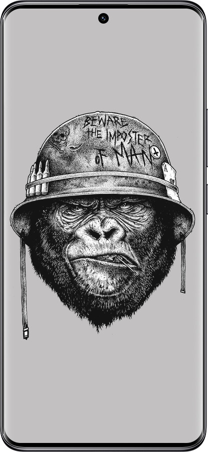Силіконовий чехол military monkey для Xiaomi Poco X7 - 4177u-4011 изображение 