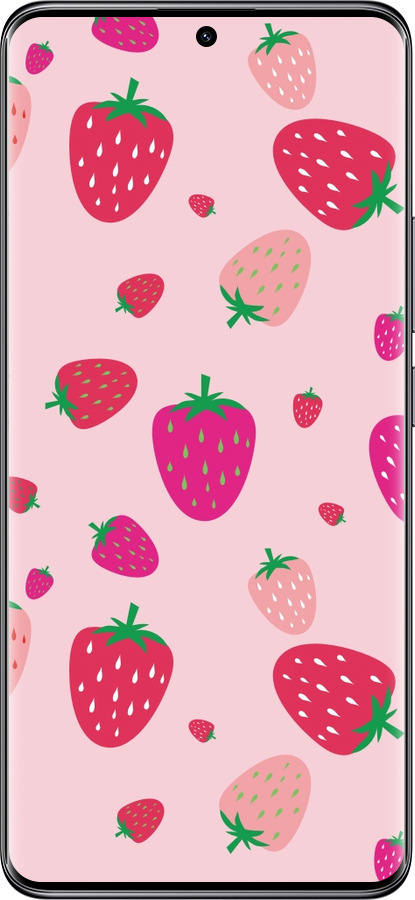 Силіконовий чехол Полунички для Xiaomi Poco X7 - 4332u-4011 изображение 