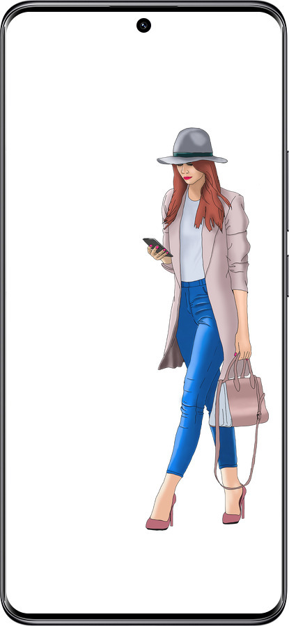 Силиконовый чехол Девушка 1 для Xiaomi Redmi Note 14 Pro 5G - 4751u-3928 изображение 