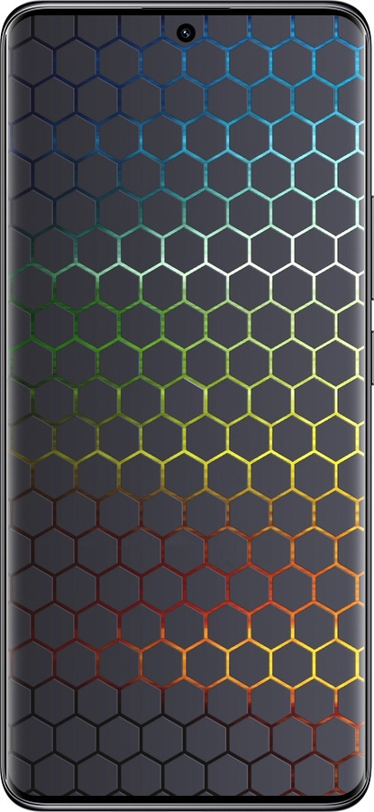 Силиконовый чехол Переливающиеся соты для Xiaomi Poco X7 - 498u-4011 изображение 