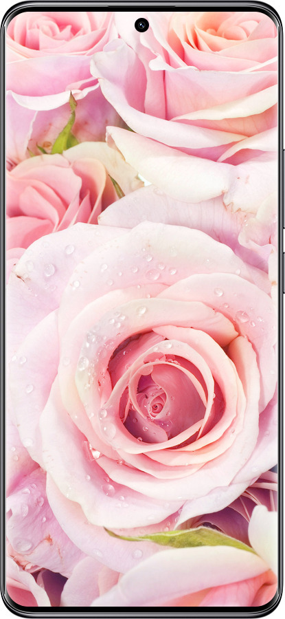 Силіконовий чехол Троянди для Xiaomi Poco X7 - 525u-4011 изображение 