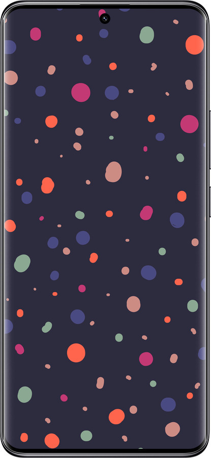 Силиконовый чехол Горошек v2 для Xiaomi Redmi Note 14 Pro 5G - 5599u-3928 изображение 