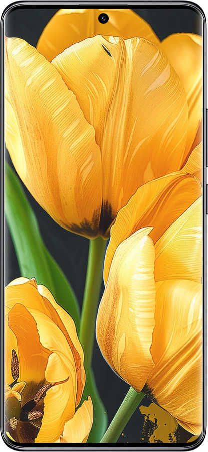 Силиконовый чехол Желтые тюльпаны для Xiaomi Poco X7 - 5991u-4011 изображение 