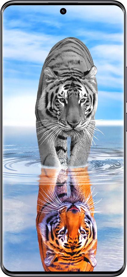 Силіконовий чехол Тигр для Xiaomi Poco X7 - 6016u-4011 изображение 