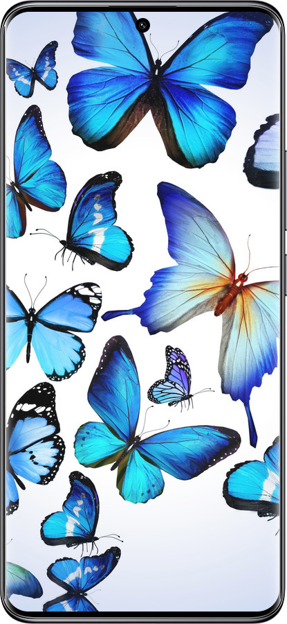 Силіконовий чехол Метелики для Xiaomi Poco X7 - 6023u-4011 изображение 