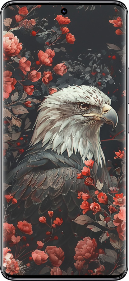 Силіконовий чехол Квітковий вартовий для Xiaomi Poco X7 - 6102u-4011 изображение 