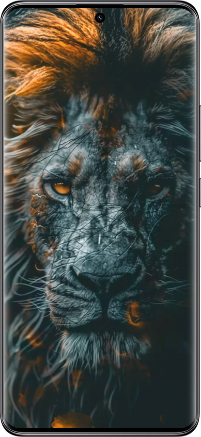 Силіконовий чехол Лев у сутінках для Xiaomi Poco X7 - 6154u-4011 изображение 