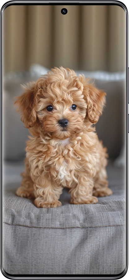 Силіконовий чехол Mini-maltipoo для Xiaomi Poco X7 - 6158u-4011 изображение 