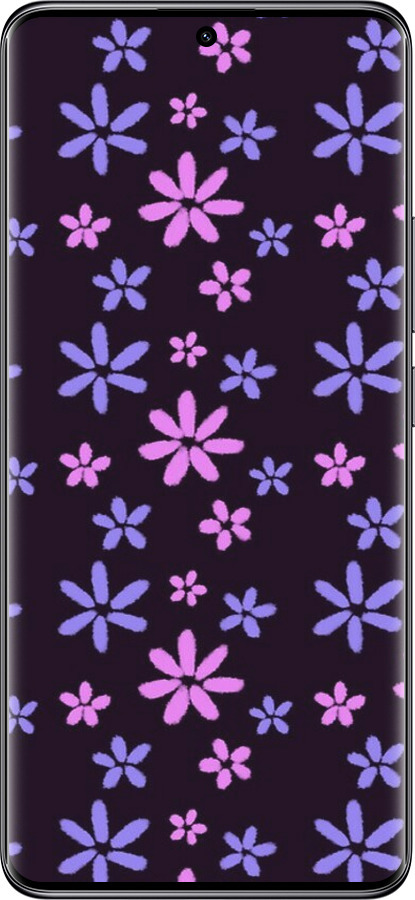 Силіконовий чехол з квітами для Xiaomi Redmi Note 14 Pro 5G - 6258u-3928 изображение 