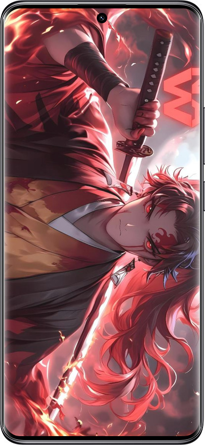 Силіконовий чехол Аниме воин для Xiaomi Redmi Note 14 Pro 5G - 6281u-3928 изображение 