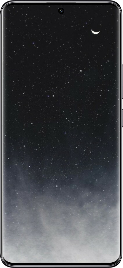 Силиконовый чехол Сині хмари, Синій місяць для Xiaomi Poco X7 - 6396u-4011 изображение 