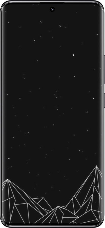 Силиконовый чехол Черно белые абстрактные горы для Xiaomi Poco X7 - 6437u-4011 изображение 