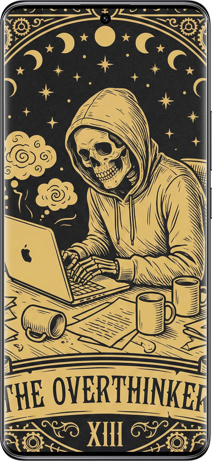 Силіконовий чехол The Overthinker для Xiaomi Redmi Note 14 Pro 5G - 6774u-3928 изображение 