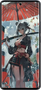 Силиконовый чехол Гейша-воин для Xiaomi Redmi Note 15 4G - 6124u-4215 изображение 