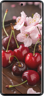 Силиконовый чехол Вишня в шоколаде для Xiaomi Redmi Note 15 4G - 6698u-4215 изображение 