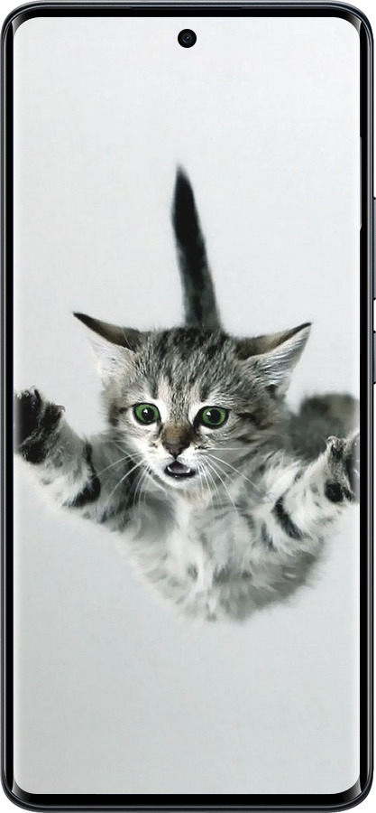 Силіконовий чехол Літаюче кошеня для Xiaomi Redmi Note 15 4G - 2322u-4215 изображение 