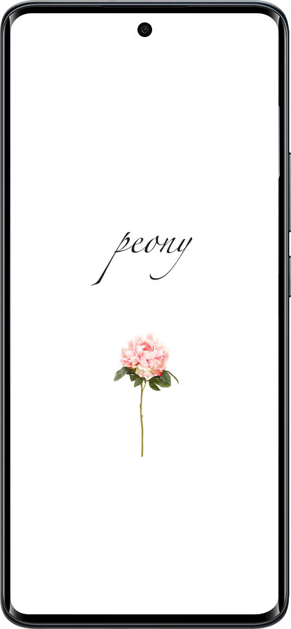 Силиконовый чехол Пион для Xiaomi Redmi Note 15 4G - 4366u-4215 изображение 