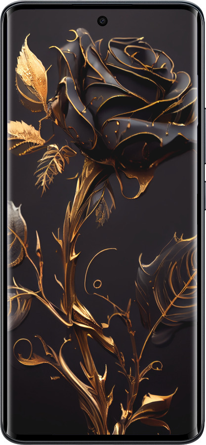 Силіконовий чехол Троянда 3 для Xiaomi Redmi Note 15 4G - 5552u-4215 изображение 
